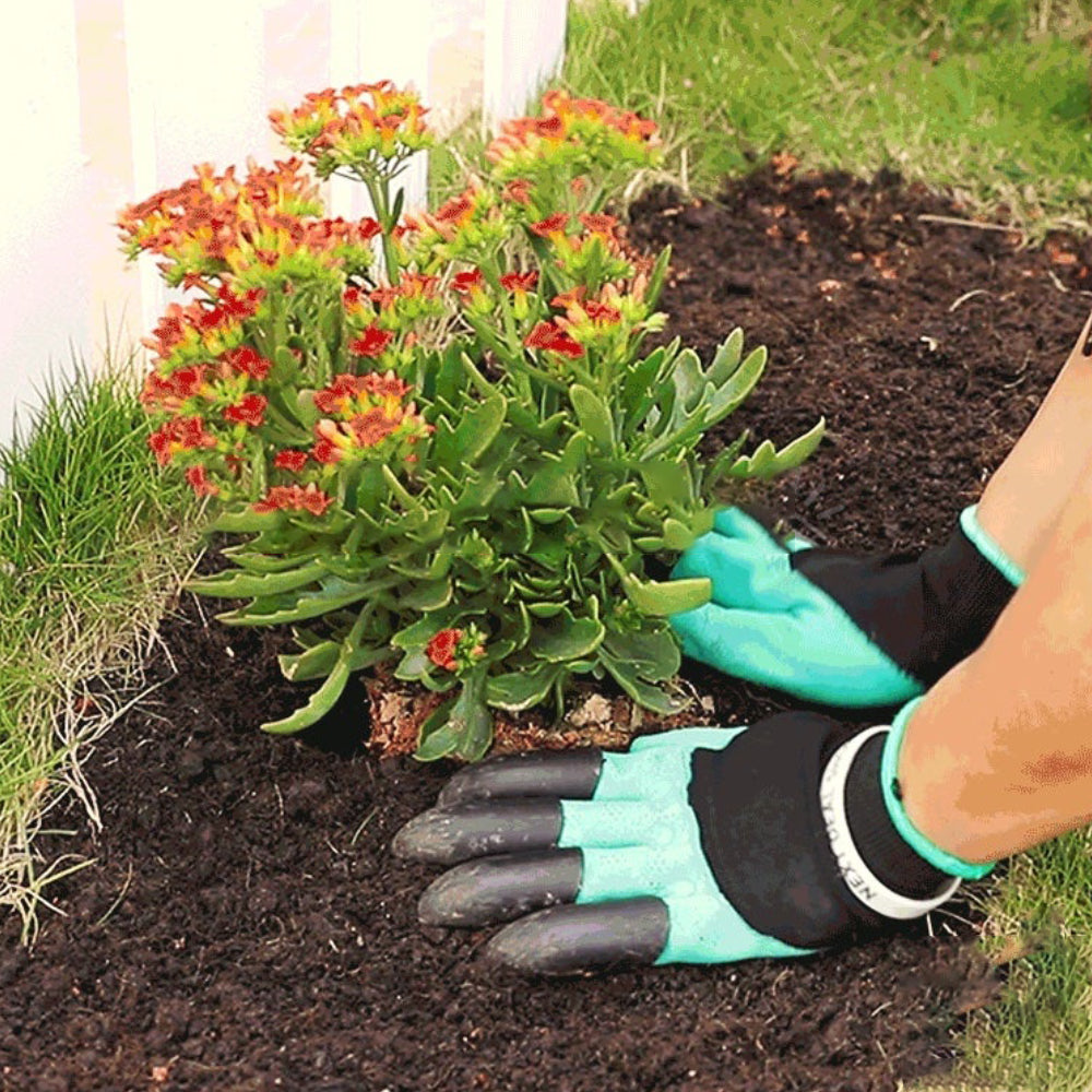 Gardening Gloves with Finger Tip Claws