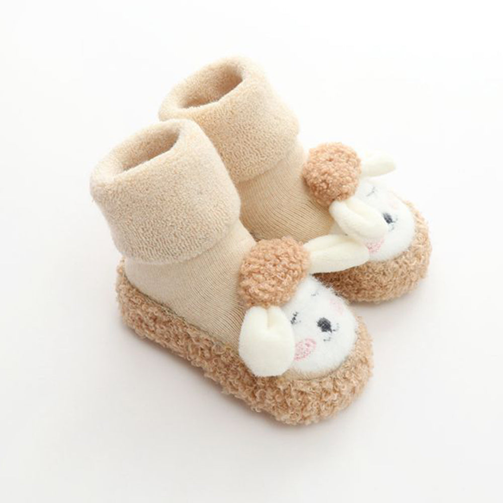 Cute Baby Cartoon Plush Cotton Toddler Shoes