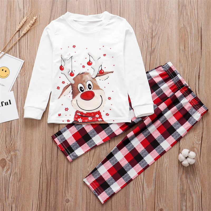Christmas Family Pajamas - Elk Print